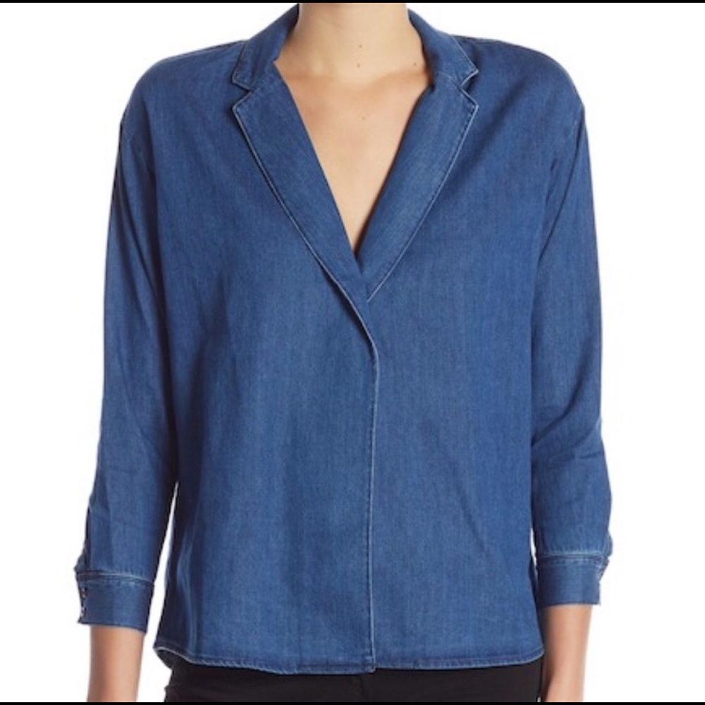 3x1 Moxy Notch Collar Shirt S